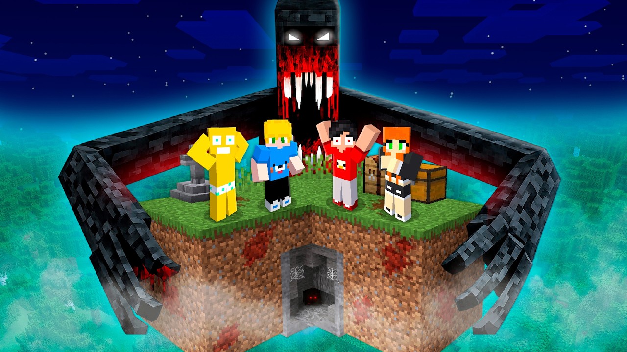 Sobrevivemos Uma Noite de Terror no Minecraft!