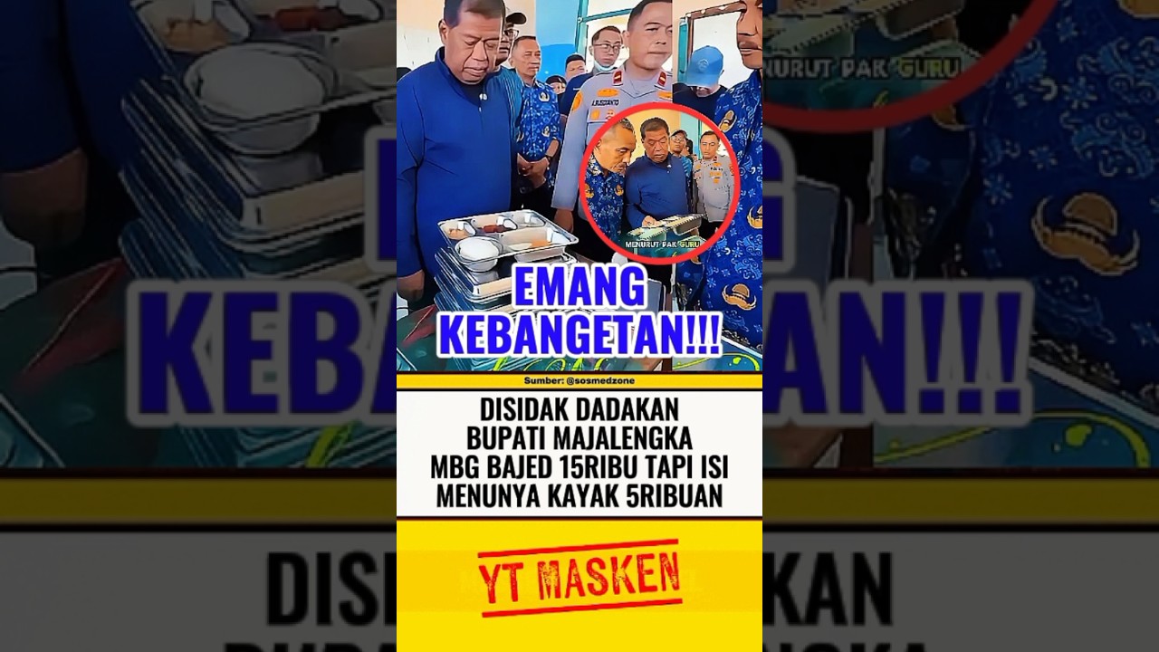 MBG BAJED 15RIBU TAPI ISI MENUNYA KAYAK 5RIBUAN⁉️ #beritaterkini #trending #fyp #shortsvideo #shorts