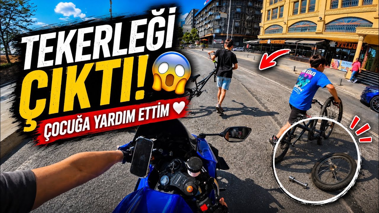 BİSİKLETLE KAZA UZUN HALİ !!