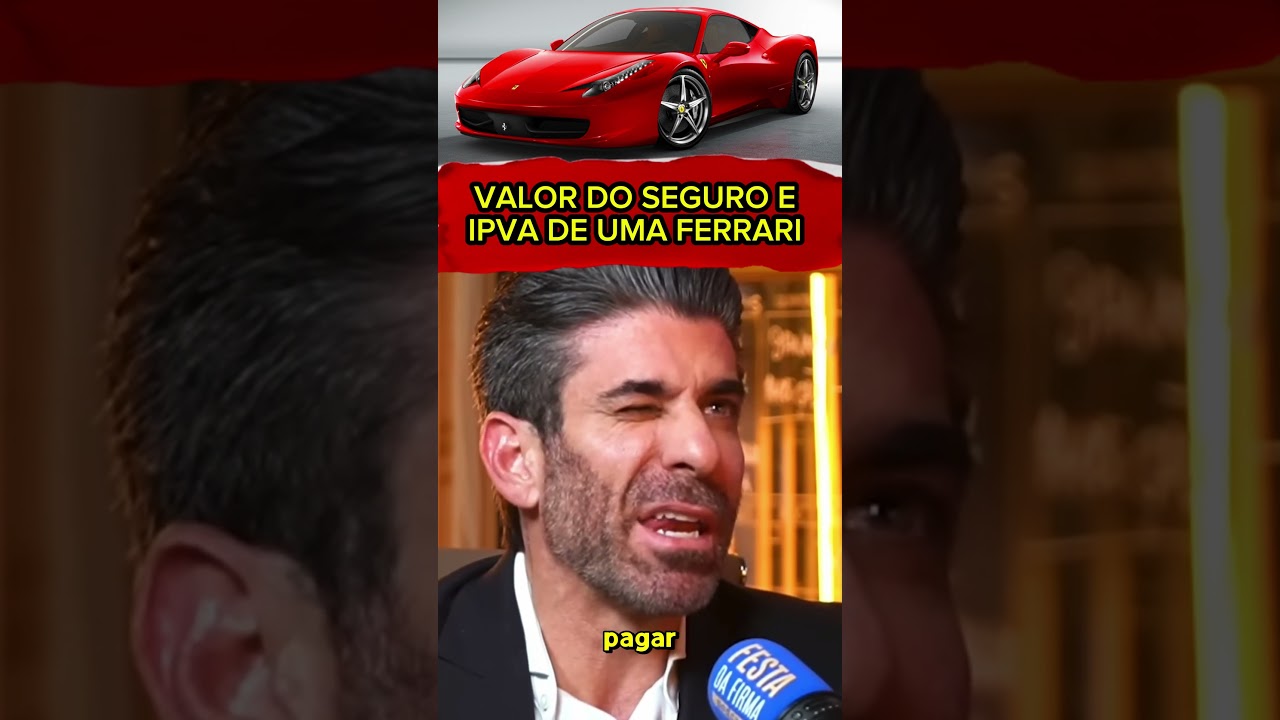 TCAR REVELA VALOR ABSURDO DO IPVA E SEGURO DA FERRARI #tcar #tcarimports #ferrari
