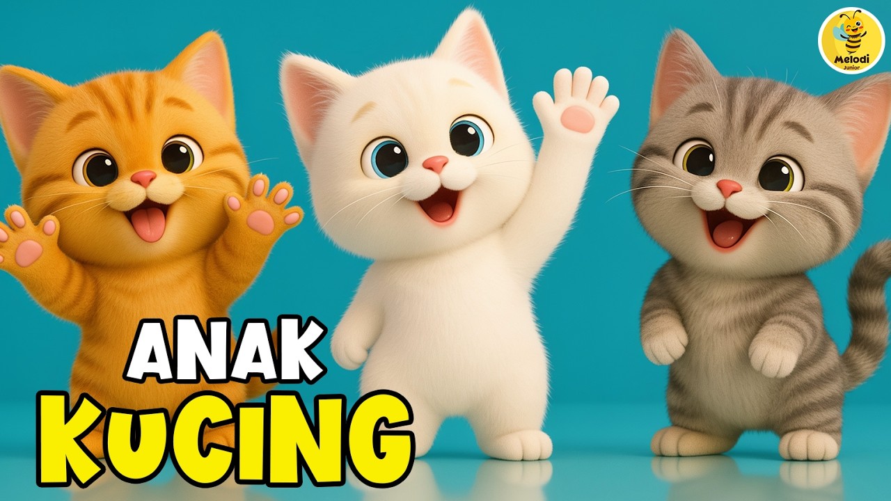 Lagu Anak Anak - ANAK KUCING MEONG MEONG - Lagu Anak & Balita Paling Viral Sepanjang Masa Terbaru