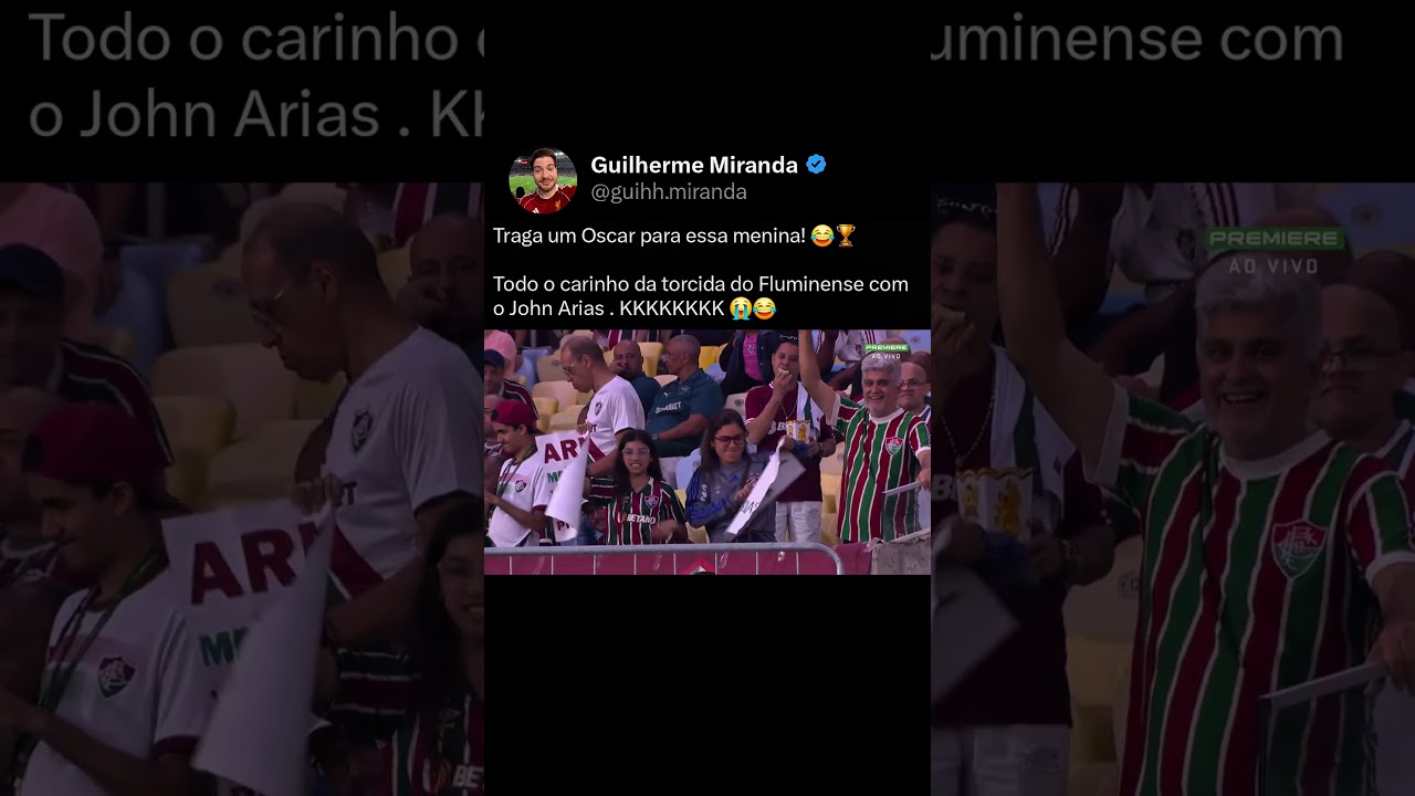 A torcida do Flu não perdoou John Arias! 😂