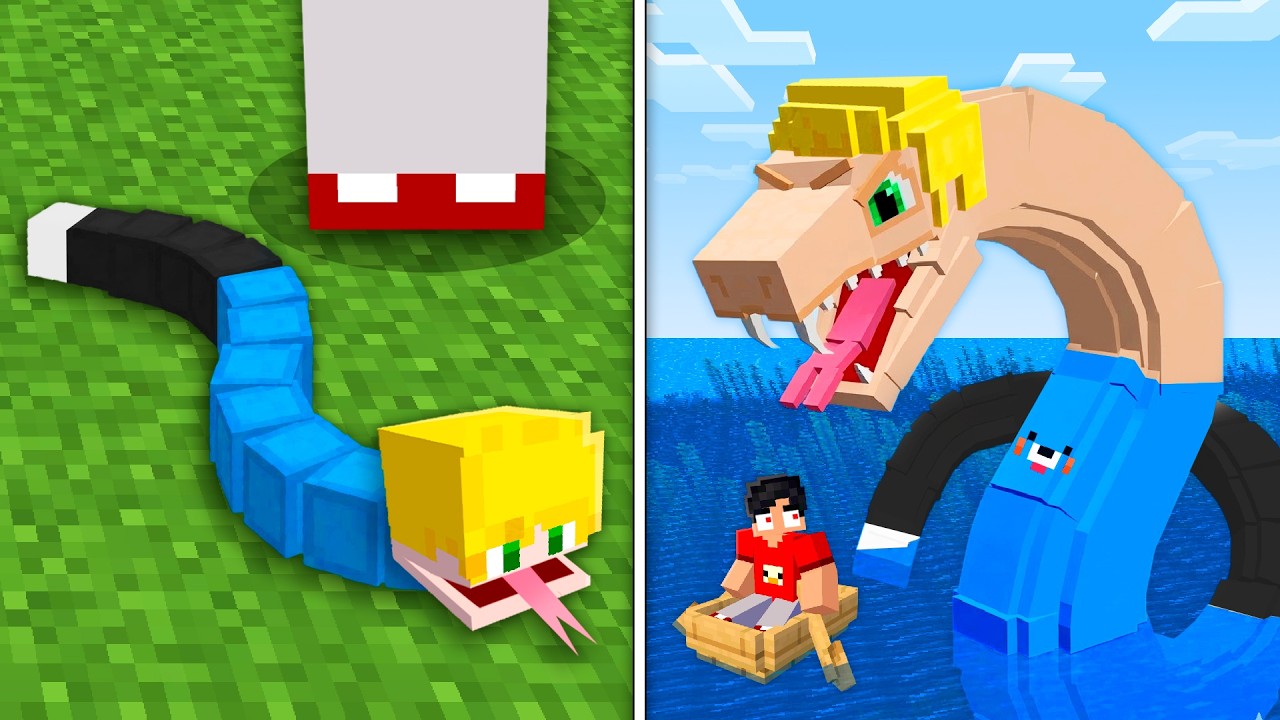 VIDA de COBRA no minecraft