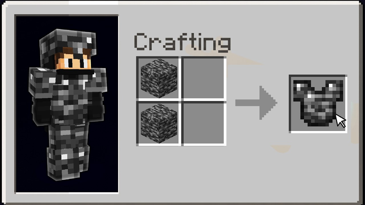 Minecraft Tapi CRAFTING ARMOR DARI APAPUN