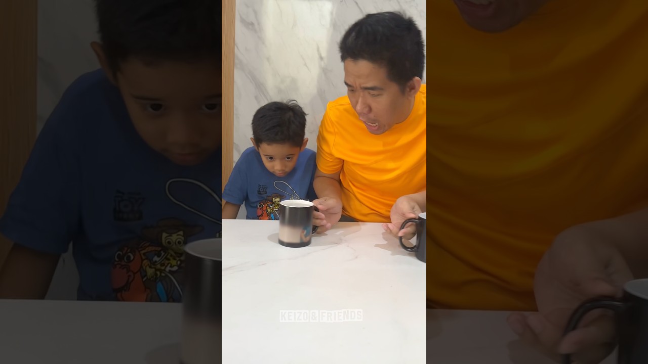 Rebutan gelas gambar tersembunyi kok ditukar terus⁉️