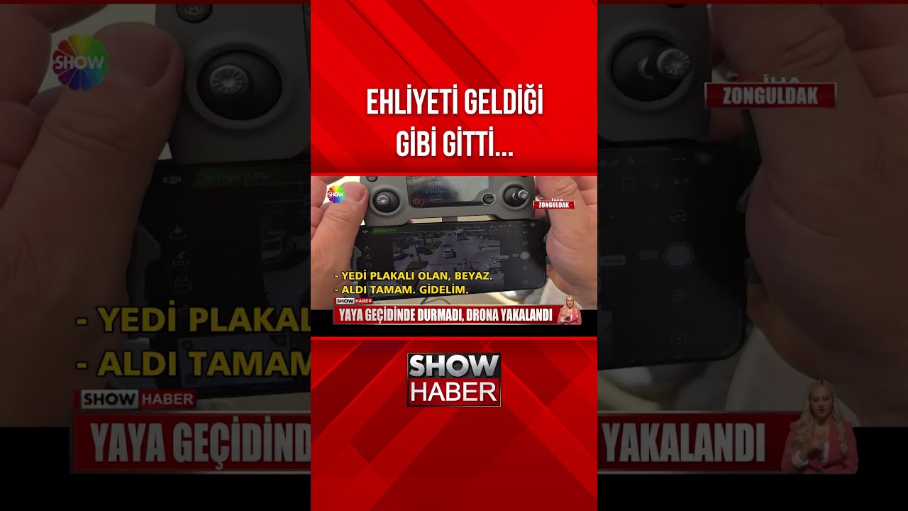 Ehliyeti aldığı gün kaybetti! #showanahaber #shorts