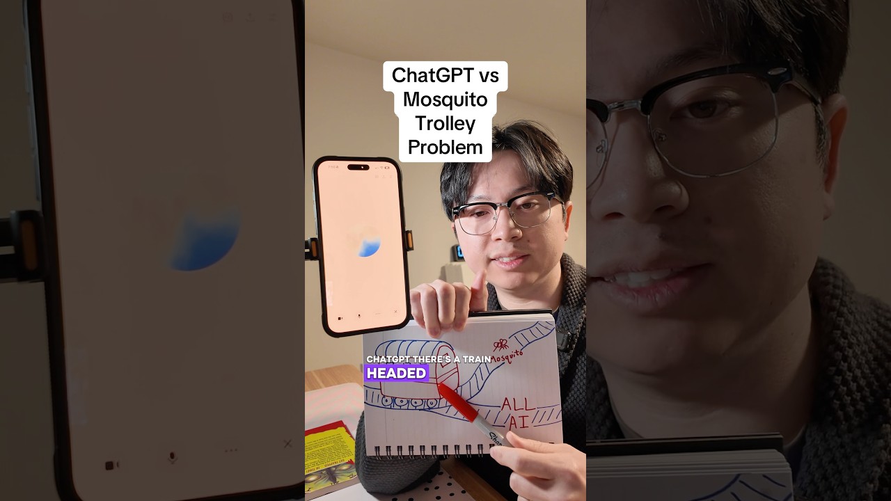 ChatGPT vs MOSQUITO Trolley Problem #ai #ChatGPT