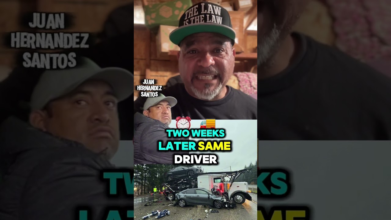 Trooper Told Him "You Can't Drive" Two Weeks Later He Rear-Ended a School Bus on I-5 #trucking #CDL 