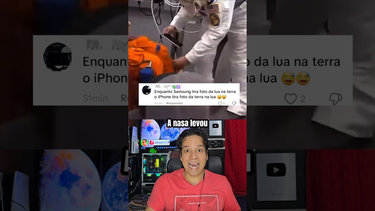 A NASA LEVOU O IPHONE 17 PRO MAX PARA O ESPAÇO MAS PARECE QUE A SAMSUNG QUERIA QUE O S26 ULTRA FOSSE