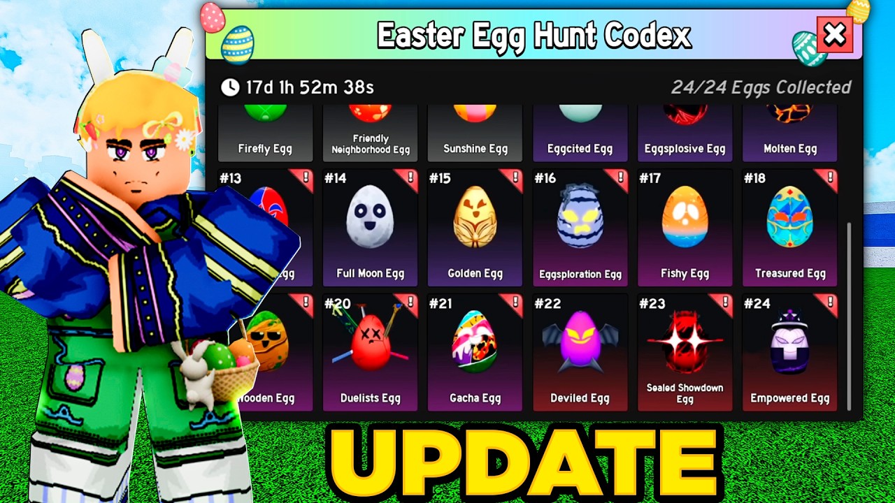 TUDO DA NOVA ATUALIZAÇÃO DE PASCOA DO BLOX FRUITS