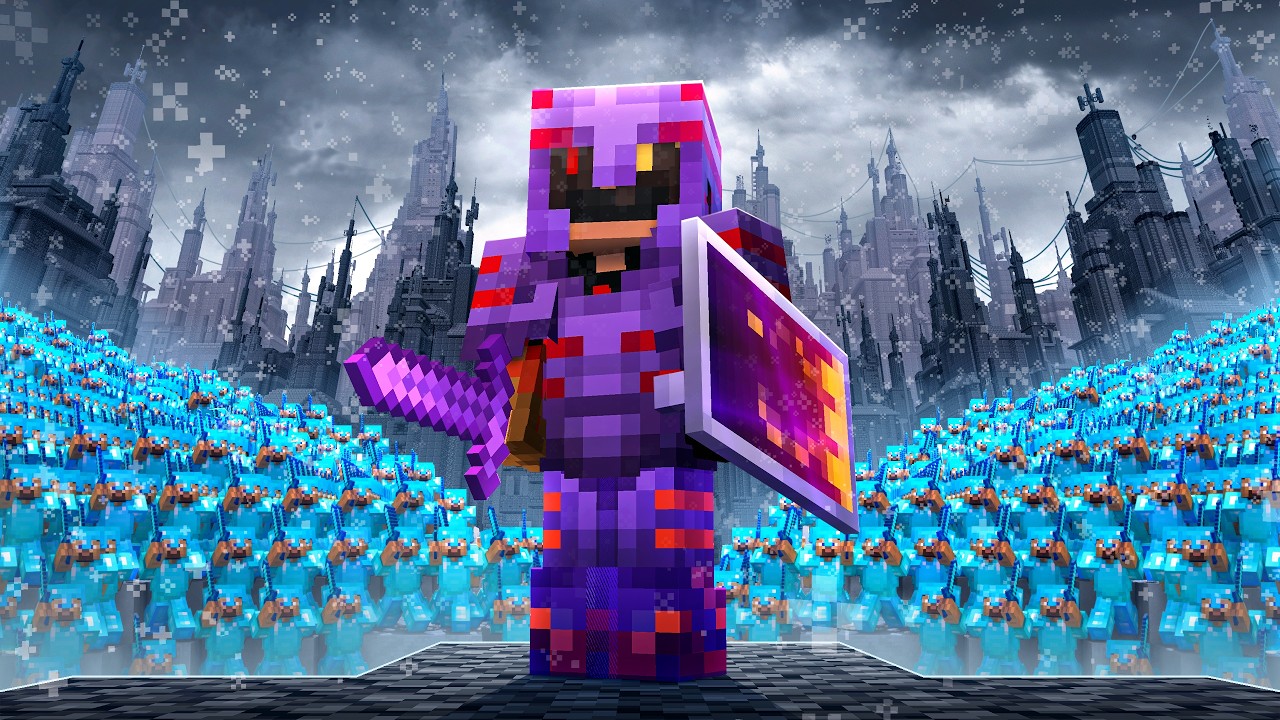1 VS 100 Player Minecraft War