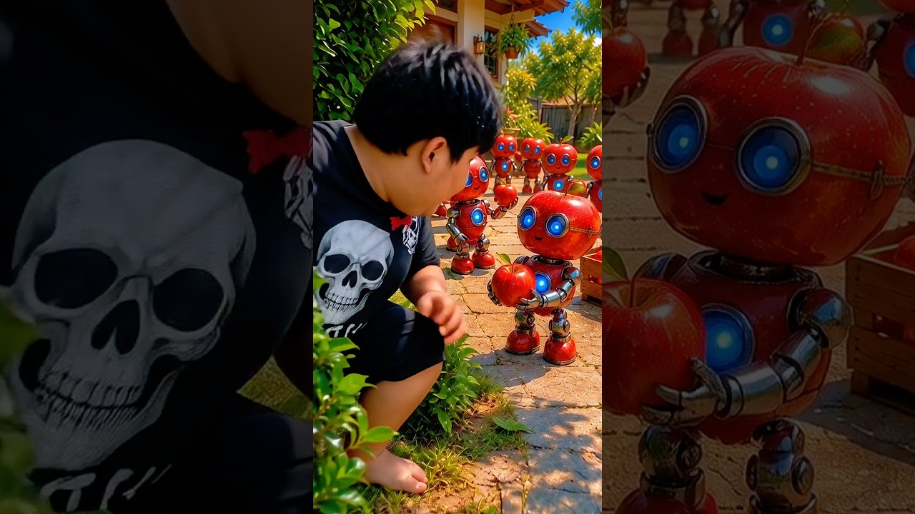 haaa ada robot apel ⁉️ #komedi #lucu #robot