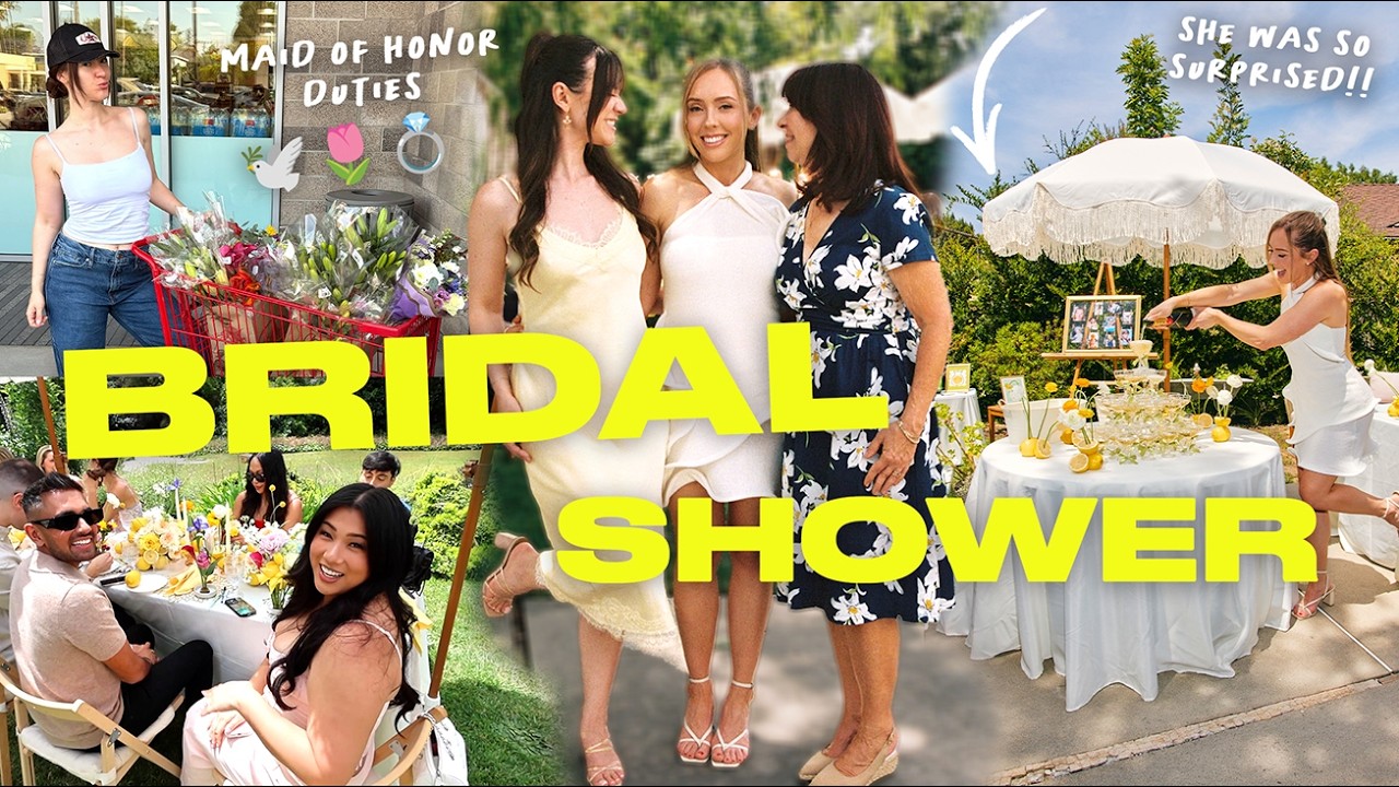 Throwing Ashley a SURPRISE BRIDAL SHOWER!!! 💍🕊️