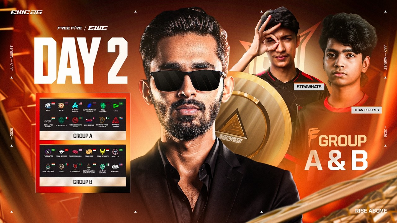 EWC DAY2 | DECIDING DAY FOR BD | 🛑LIVE