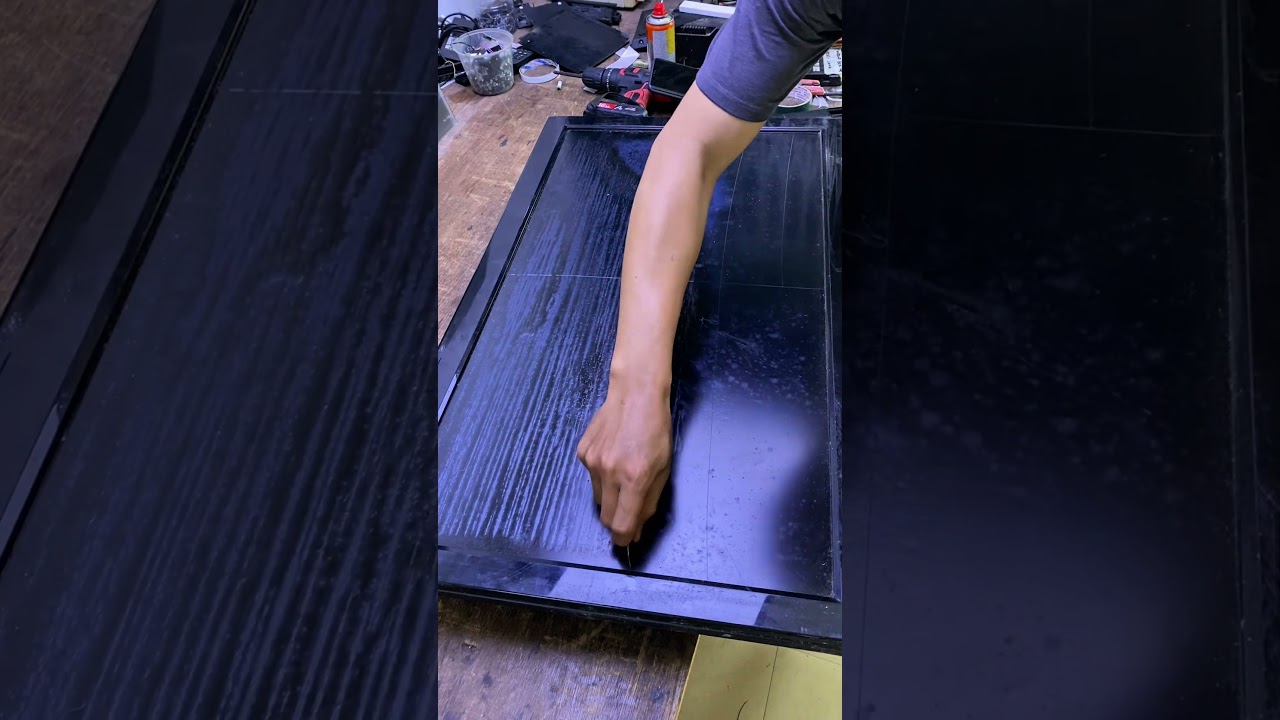 Replacing a broken polarized TV with a used polarized LCD. #tv #LCD #polaris #repair #television