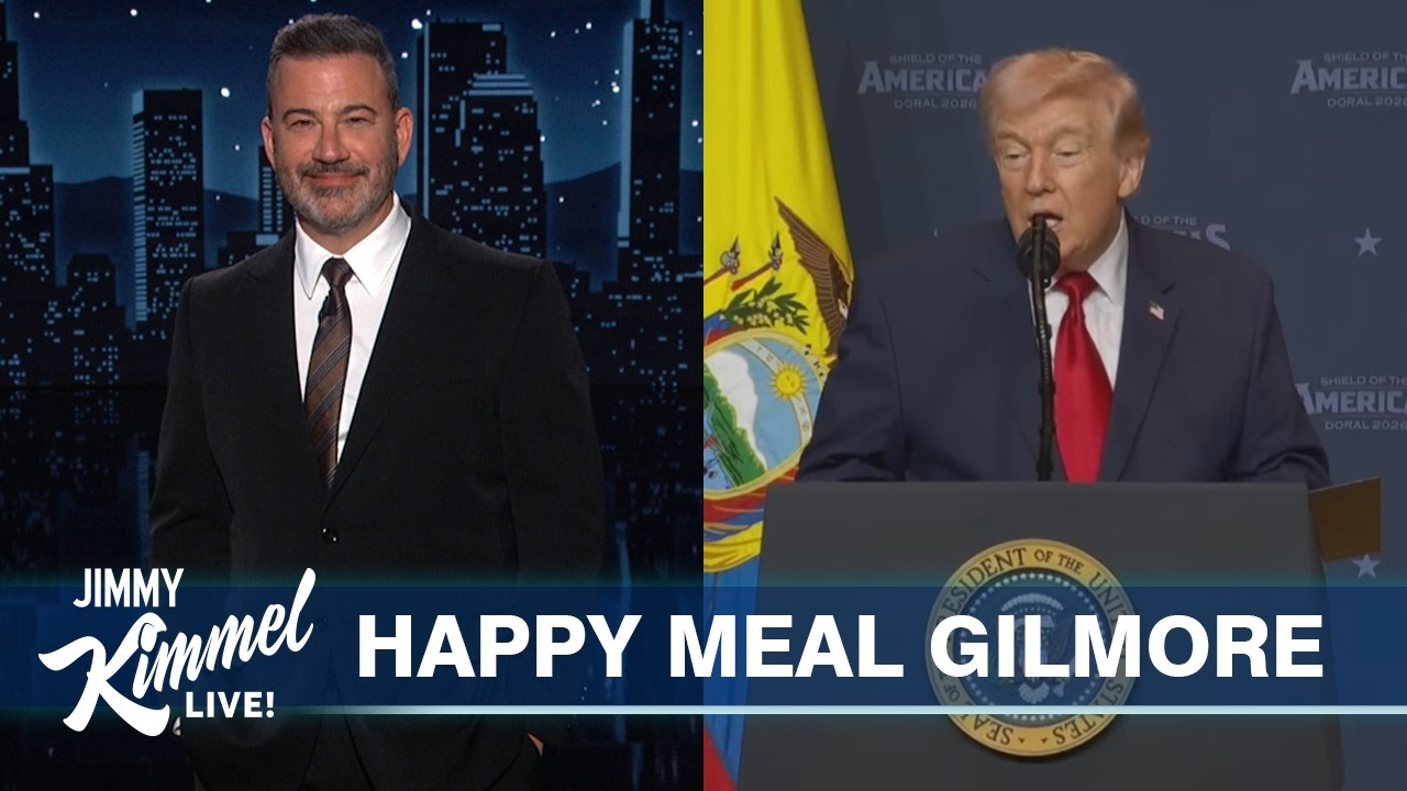 Trump Golfs Amid Iran War, Wears His Own Merch to Honor Fallen Soldiers & Tries to Fix Next Election - Published by Jimmy Kimmel Live