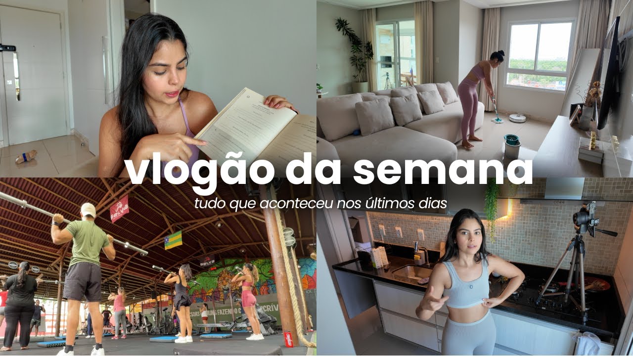afreu no Crossfit, dificuldade em fazer amizades, escrever no diário, gravações e limpando a casa