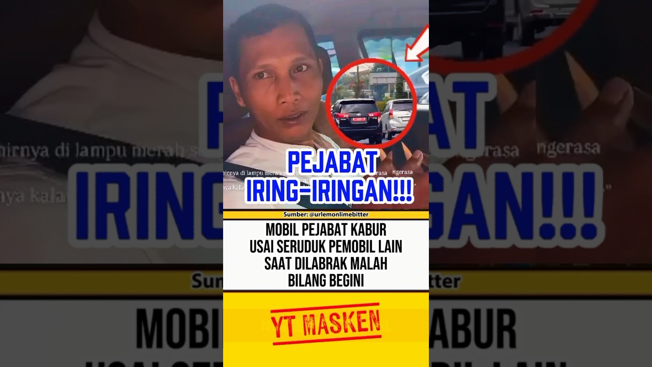 MOBIL PEJABAT DIKASIH PAHAM USAI KABUR SENGGOL PEMOBIL LAIN⁉️ #beritaterkini #trending #fyp #shorts