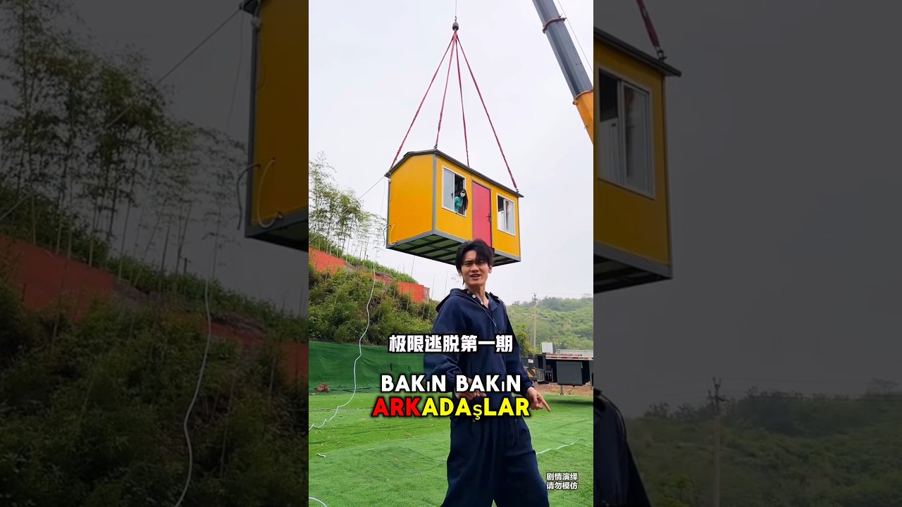 50 Metre Yükseklikteki Evden 1 Saatte İnebilecek mi? 😱🏠 #shorts #turkey