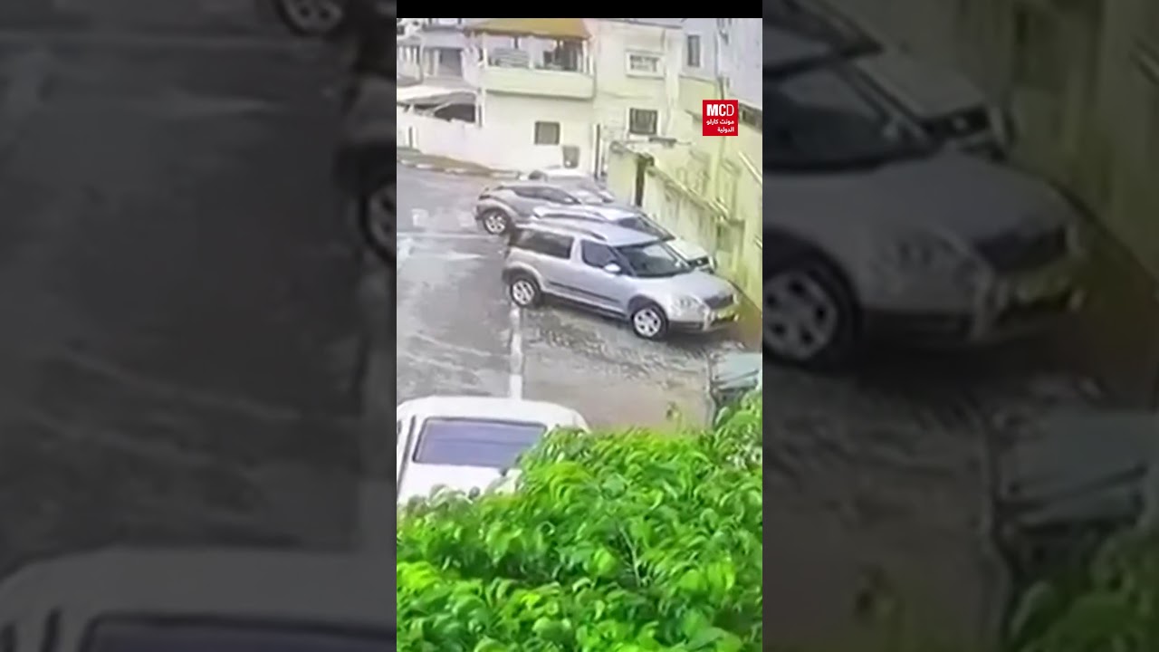 كاميرا مراقبة توثّق لحظة سقوط صاروخ إيراني في إسرائيل