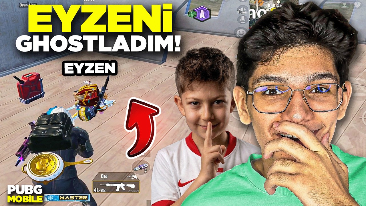 EYZENİ YAYINDA GHOSTLADIM! ÇILDIRDI - PUBG MOBİLE