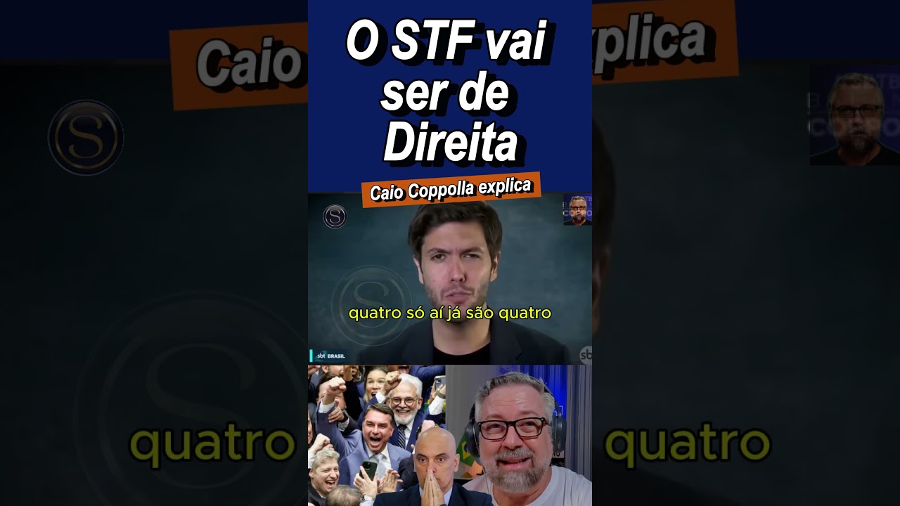 Vai acabar! O STF vai ser de Direita! Entenda