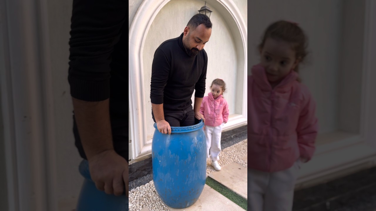 دخل على البرميل و ندم 😂