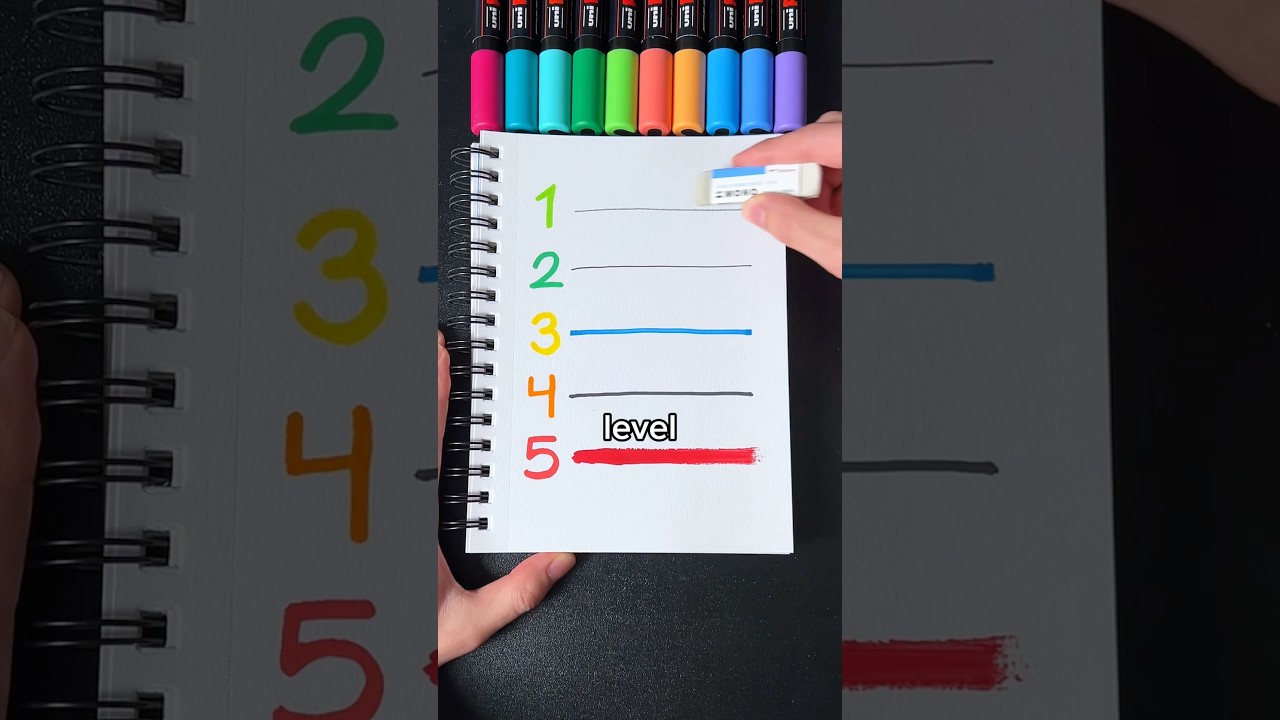 World’s Strongest Eraser VS 5 Levels… (#shorts)