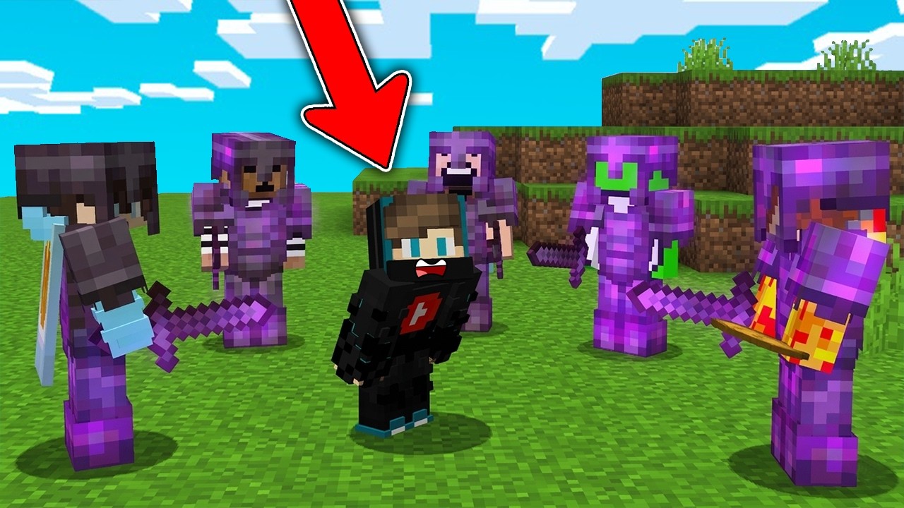 ماين كرافت : الصياد ضد الفريسة وكلن 6 صيادين مدرعين نذرايت !!؟ 😱🔥