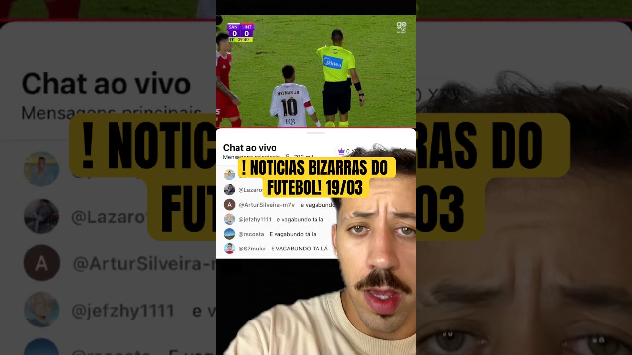 NOTICIAS BIZARRAS DO FUTEBOL! 19/03 #futebol