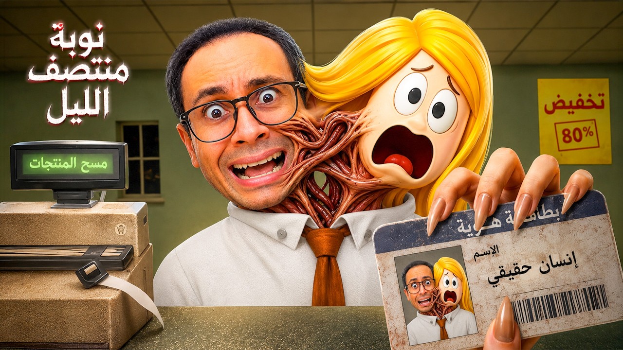 لا تشتغل في السوبر ماركت الساعة 3 الليل | Shift AT Midnight !! 😱😭