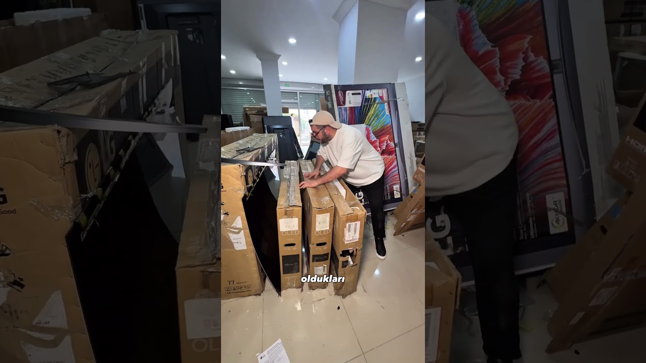 İstanbul’da kargodan dönen televizyonların satıldığı depoyu buldum ￼!