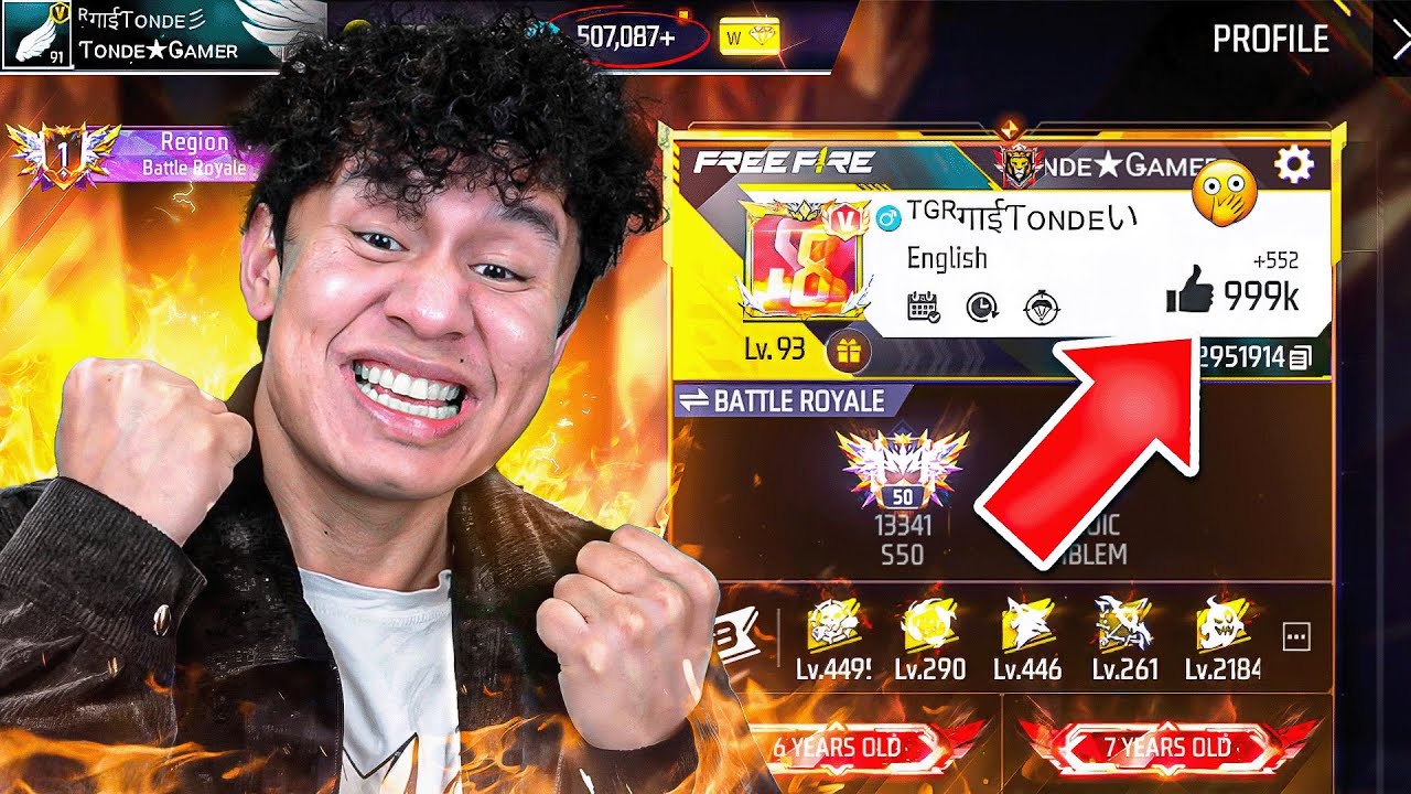 1M Likes Finally in My Free Fire ID 😱 Tonde Gamer