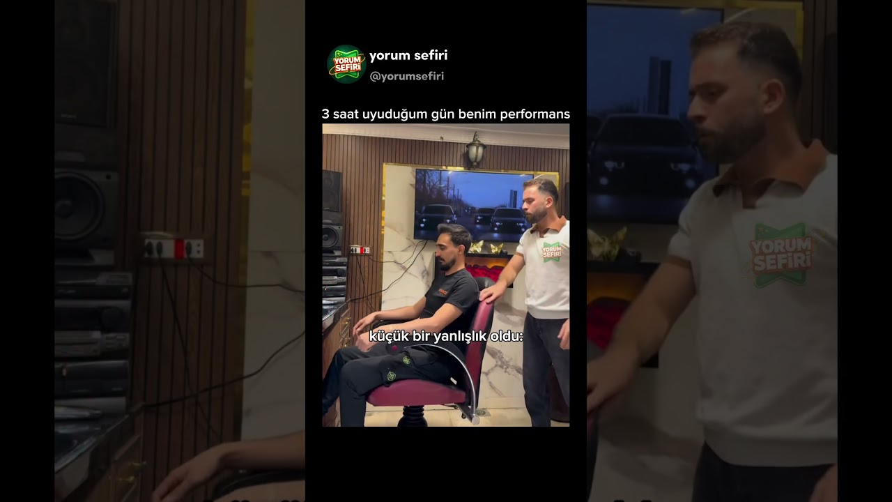 3 saat uyuduğum gün benim performans😅