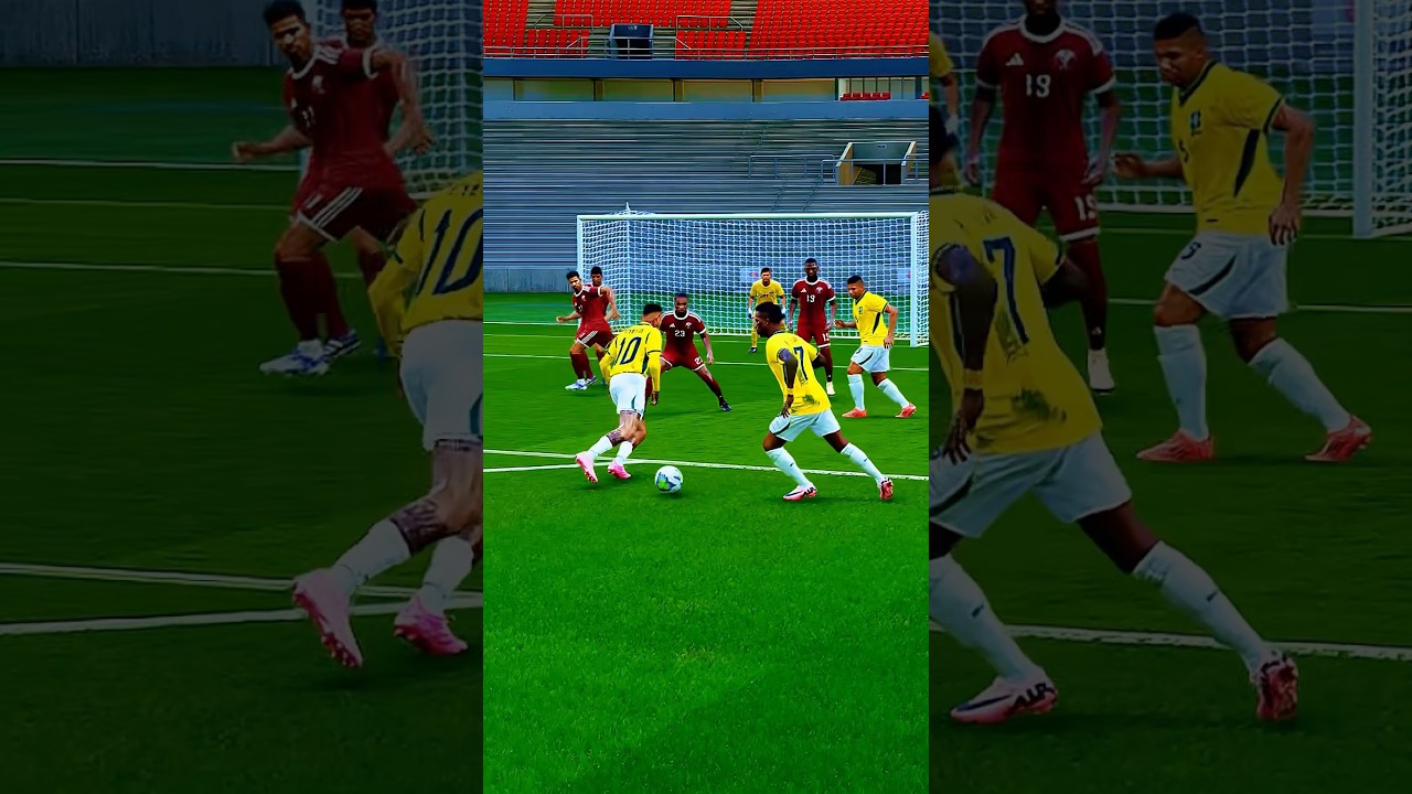 Ney e Vini Júnior na seleção brasileira 🇧🇷 #freekick #worldcup #football #futebol #soccer