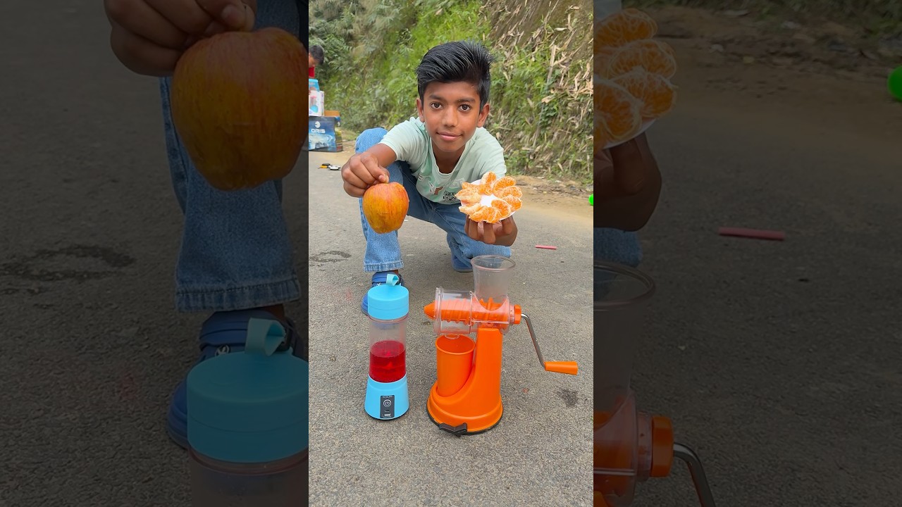 Hand Juicer Machine Vs USB Rechargeable 2Ta Juicer mixer🥤