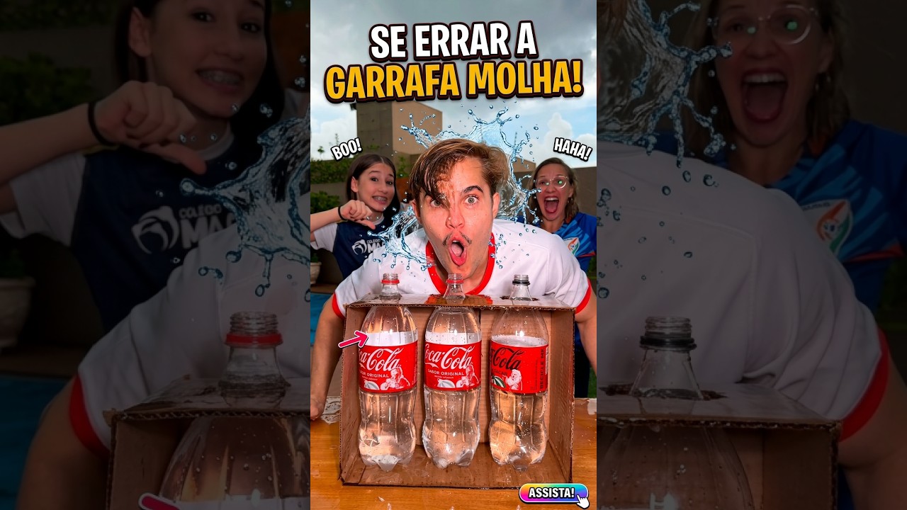 Quem vai se MOLHAR😱 Who’s going to GET WET😱 #shorts #trending #viral