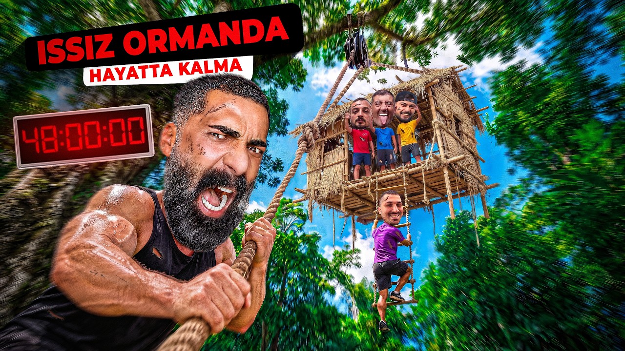 EN ZORLU ORMANDA HAYATTA KALMA | GÖKYÜZÜNE EV YAPTIK