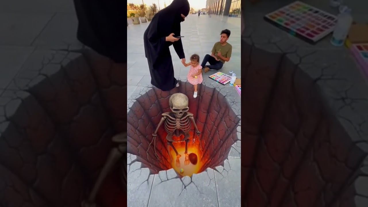 مقلب الرسمة المجنونة في شارع دبي! #اكسبلور #ضحك #السعودية #دبي #shorts