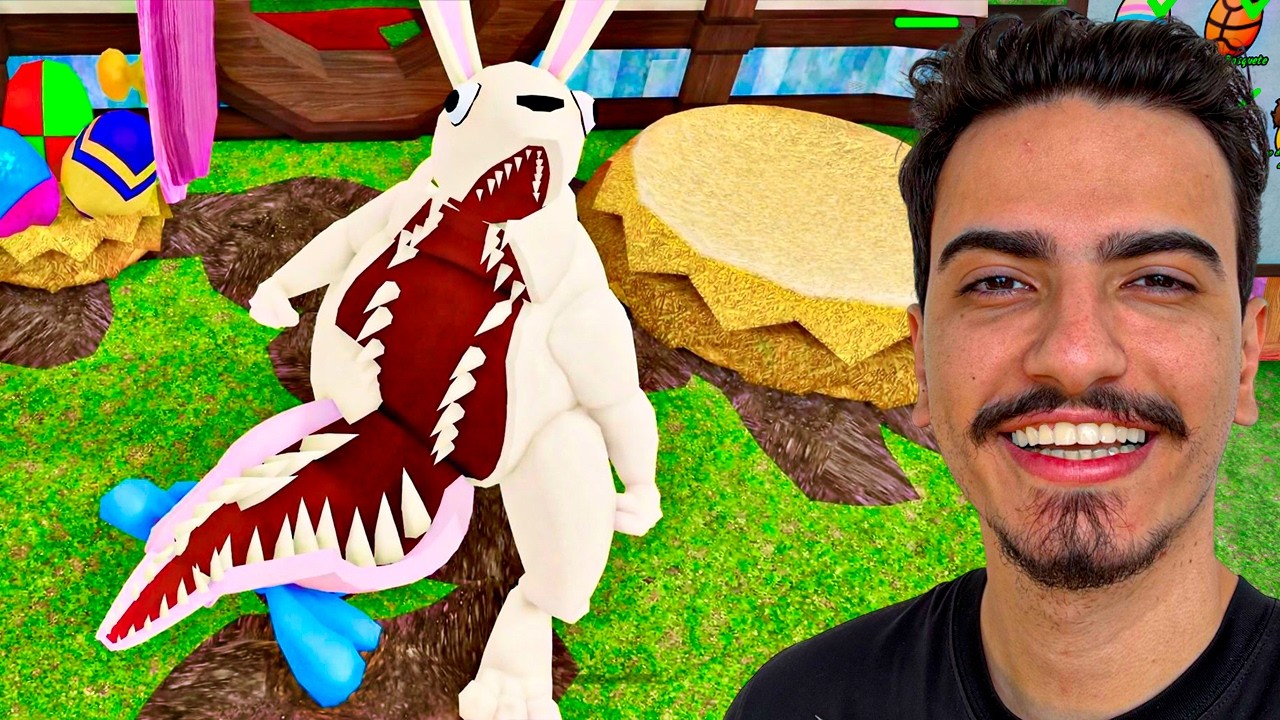 O COELHO DA PASCOA SE TRANSFORMOU EM UM MONSTRO NO 99 NOITES NA FLORESTA 🐰😨