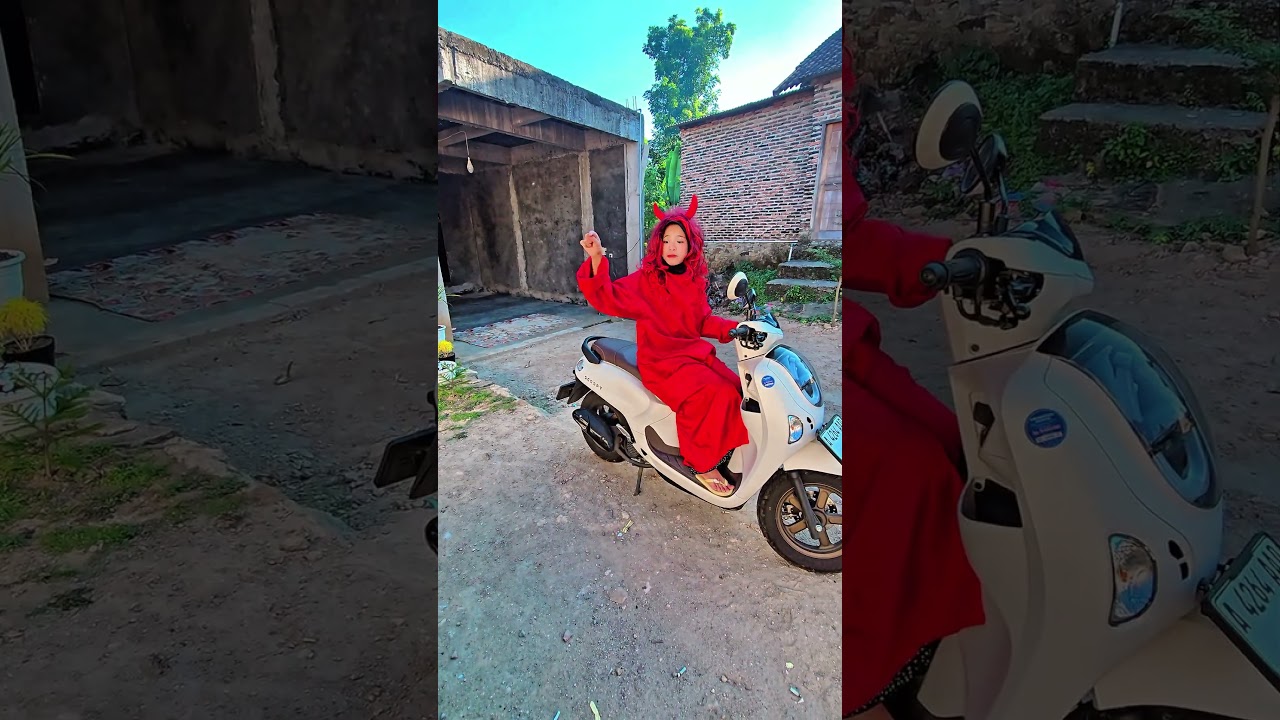abang pasang stang motor