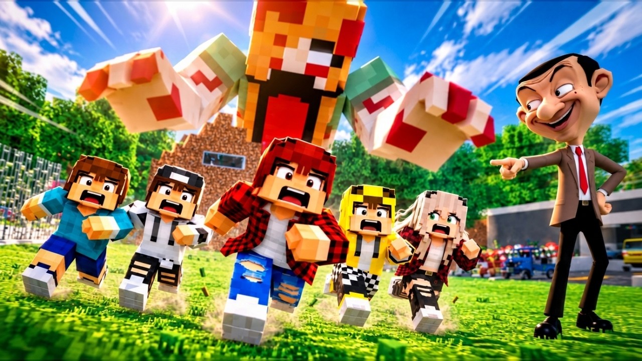 ماين كرافت لكن اليكس العملاقة اخذت عبوسي وكعبول وجيجي وطيبة 😱🔥 #فلم_ماين_كرافت