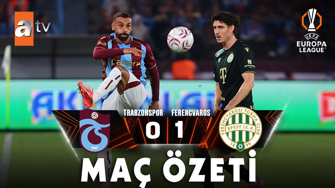 Maç Özeti | Trabzonspor 0 - 1 Ferencvaros | UEFA Avrupa Ligi Play-Off 1. Maç