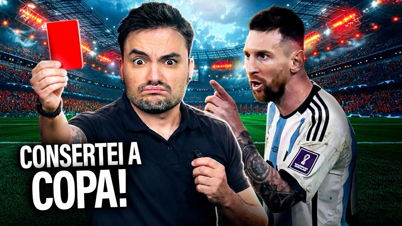 VIREI JUIZ PARA CORRIGIR A COPA DO MUNDO!