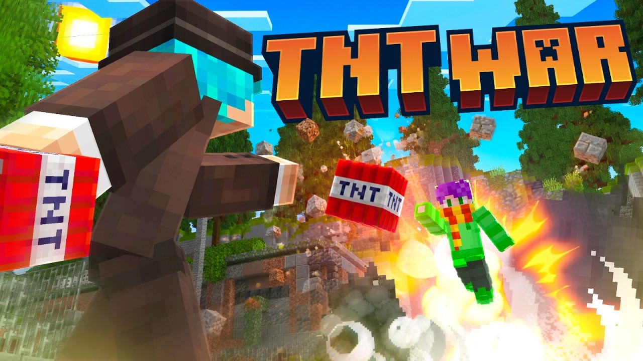 Gw Adain Challange PVP untuk Laper Gang, Tapi Menggunakan TNT!