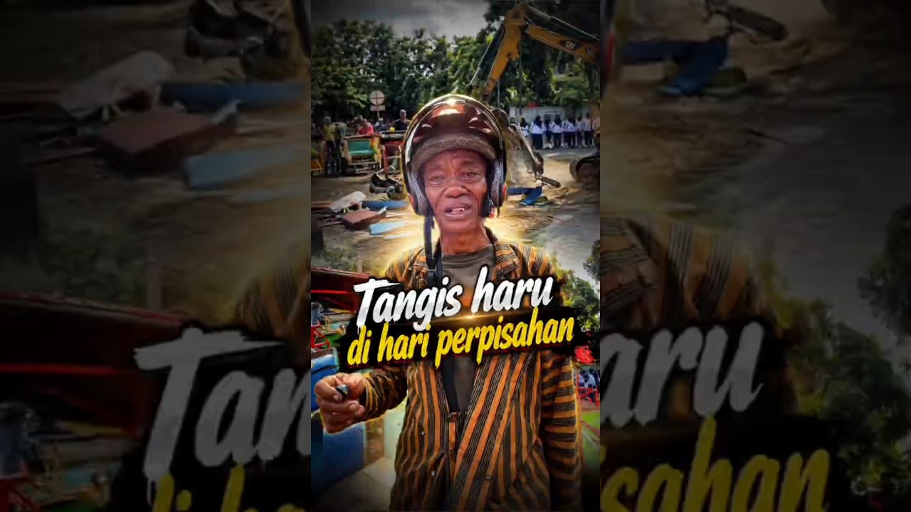 Tangis Pengemudi Saat Bentor Dimusnahkan