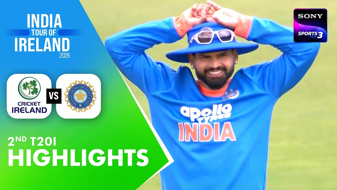 India Fall Short By 1 Run | 2nd T20I | Hindi | Highlights | India Tour Of Ireland 2026