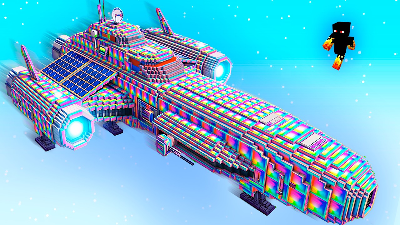 NAVE ESPACIAL de NOOB vs PRO