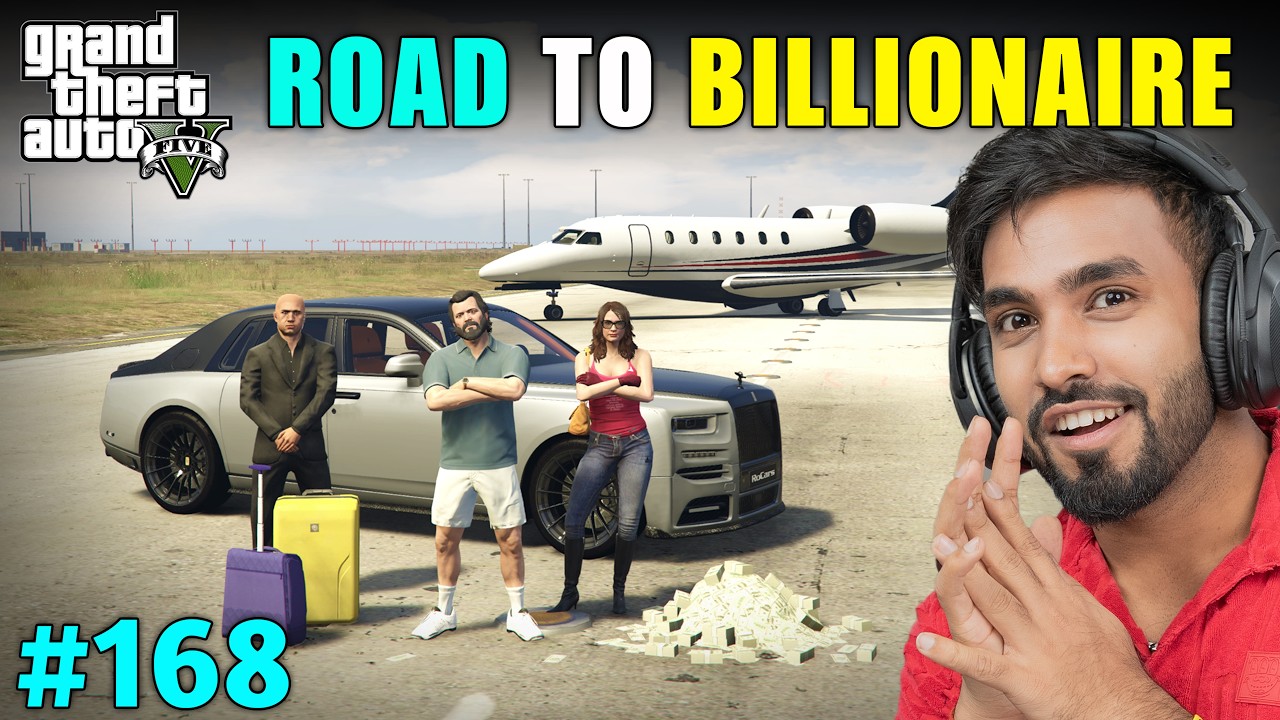MY FIRST DAY AS A BILLIONAIRE | GTA 5 GAMEPLAY #168
