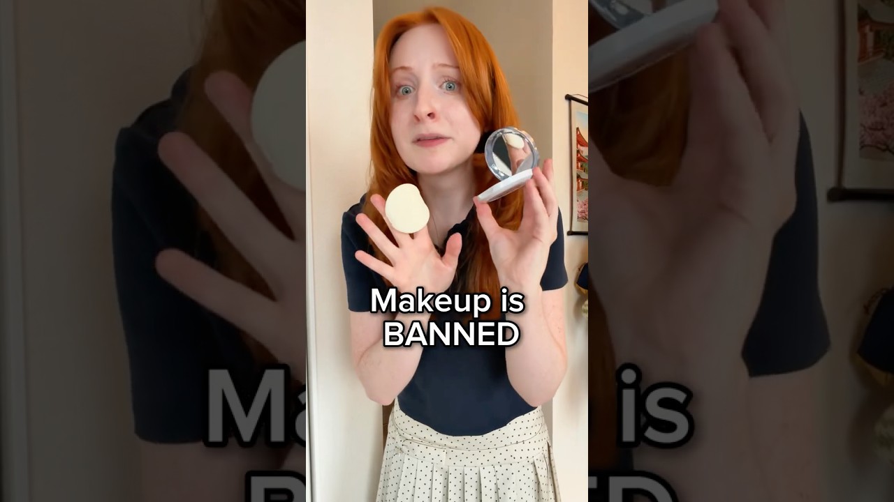 School makeup ban in Japan = SECRET school makeup 🤫